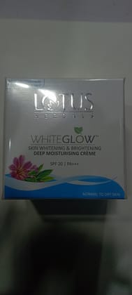 Lotus herbals white glow skin whitening brightening deep moisturisng cream 60 g