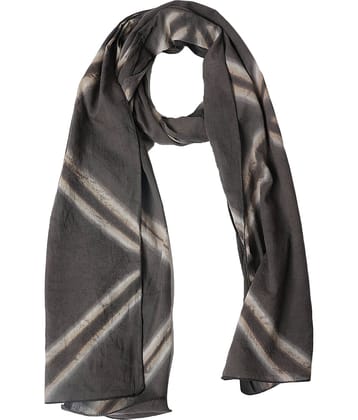 Style 98 Black Cotton Blend Women's Stole ( Pack of 1 )