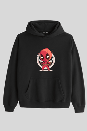 Kawaii Deadpool-Oversized Hoodie-XS-S