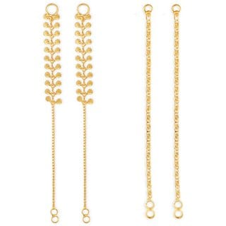 1gram gold Plated Kanchain Ear chain earcuff Ear to Ear Combo for Women & Girls 1gram gold Plated Kanchain Ear chain earcuff Ear to Ear Combo for Women & Girls
