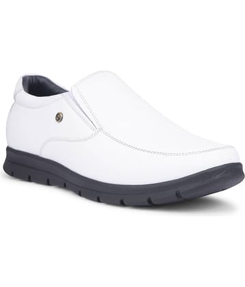 Liberty White Men's Slip On Formal Shoes