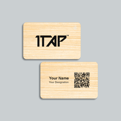 Wooden Business Cards-Plain Bamboo
