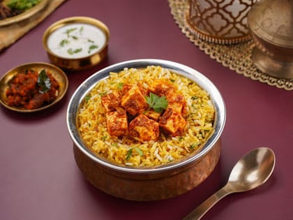 Hyderabadi Paneer Biryani