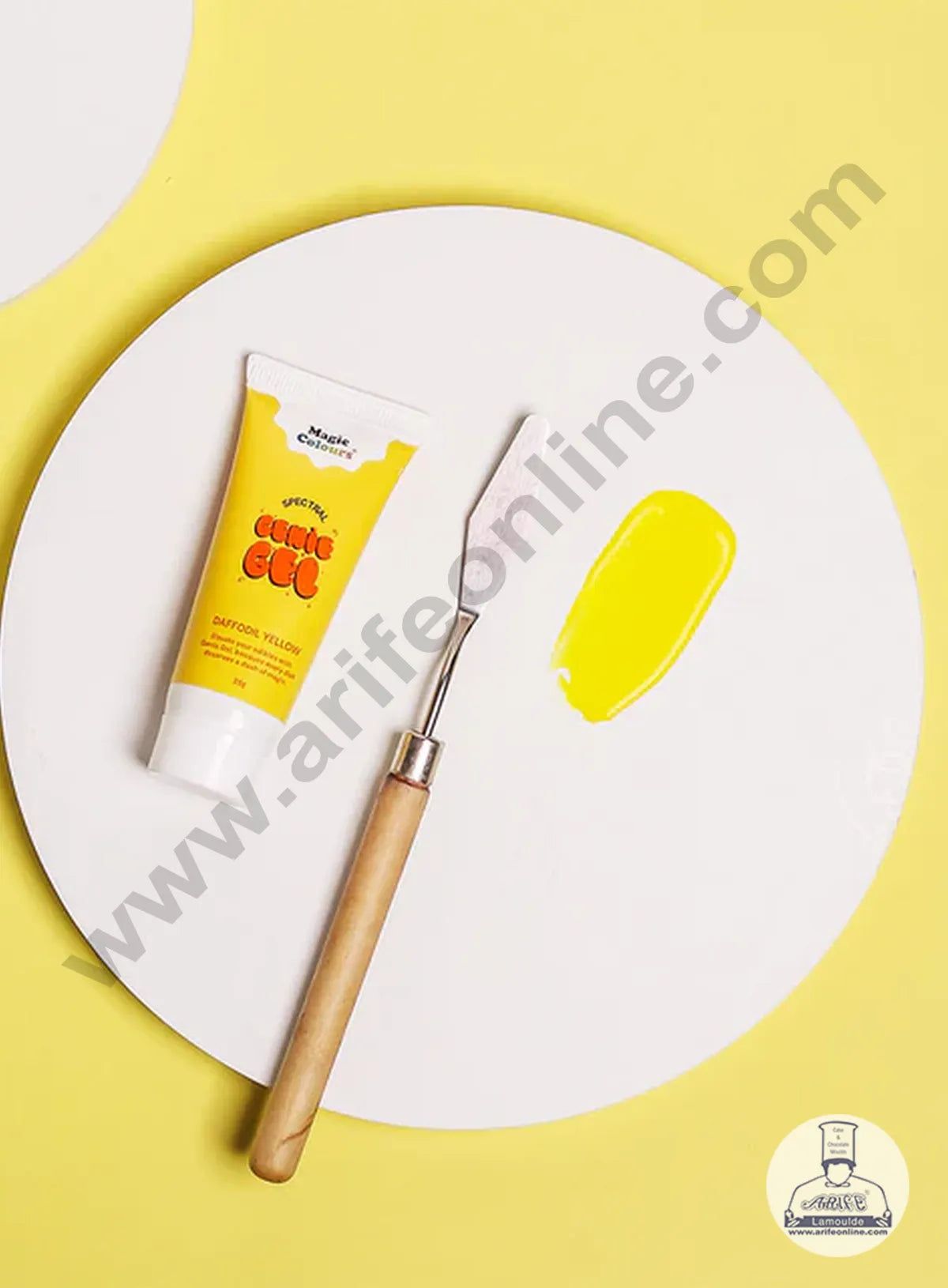 Magic Colours™ Genie Gel - Spectral Tube Food Colours Daffodil Yellow (25g)