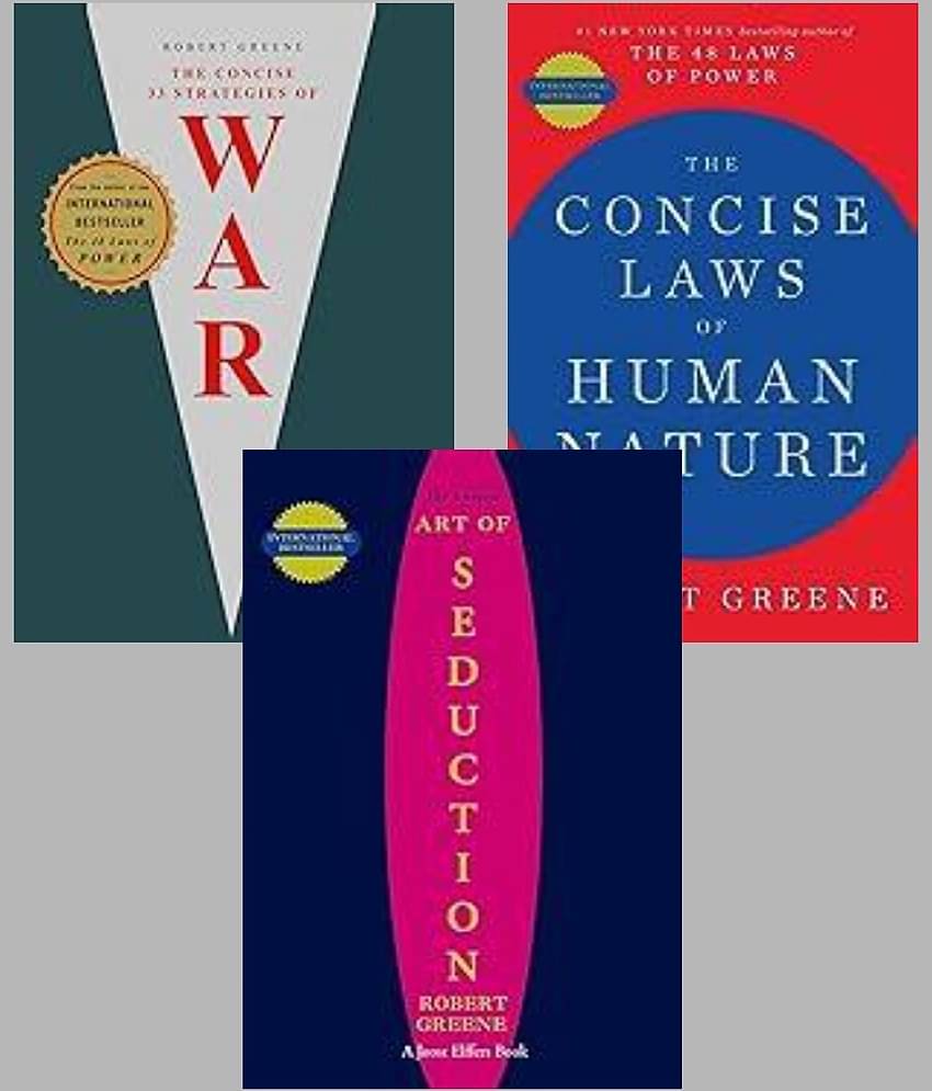 The Concise 33 Strategies of War + Concise Art Of Seduction + The Concise Laws Of Human Nature