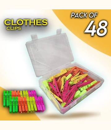 Cloth Clip Diamond 48 Pcs