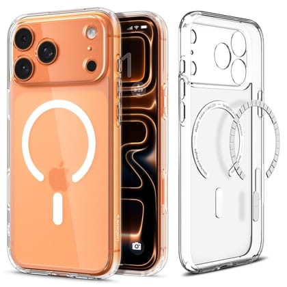 Spigen Ultra Hybrid MagFit Back Cover Case Compatible with iPhone 17 Pro (TPU + Poly Carbonate | Frost White) Spigen Ultra Hybrid MagFit Back Cover Case Compatible with iPhone 17 Pro (TPU + Poly Carbonate | Frost White) - Frost White / iPhone 17 Pro