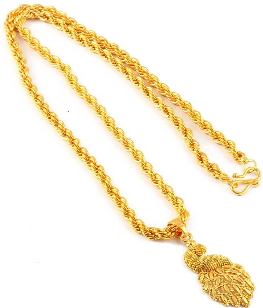 Jewar Mandi Gold Pendant ( Pack of 1 )