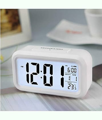 VVORAA Digital Plastic Rectangular Table Clock - Pack of 1