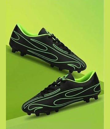 RODOX Black Football Shoes