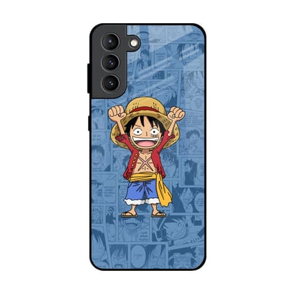 Chubby Anime Glass Case for Samsung Galaxy S21 Plus