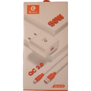 RIVANO 50W CHARGER USB TO TYBE C CABLE (USB 3.0 FAST CHARGING CABLE)
