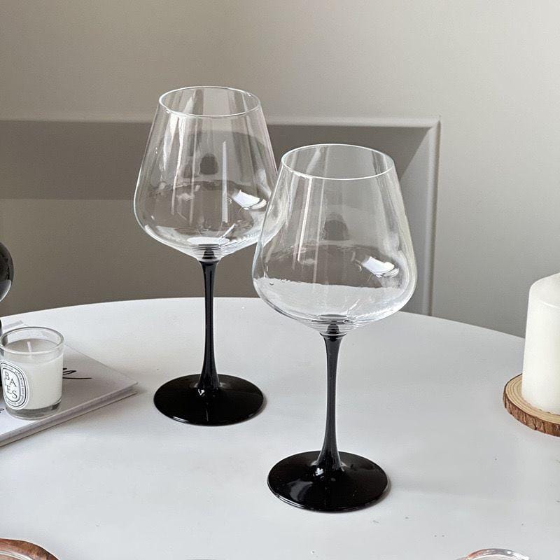 MidNight Stem Wine Glass-Set of 2
