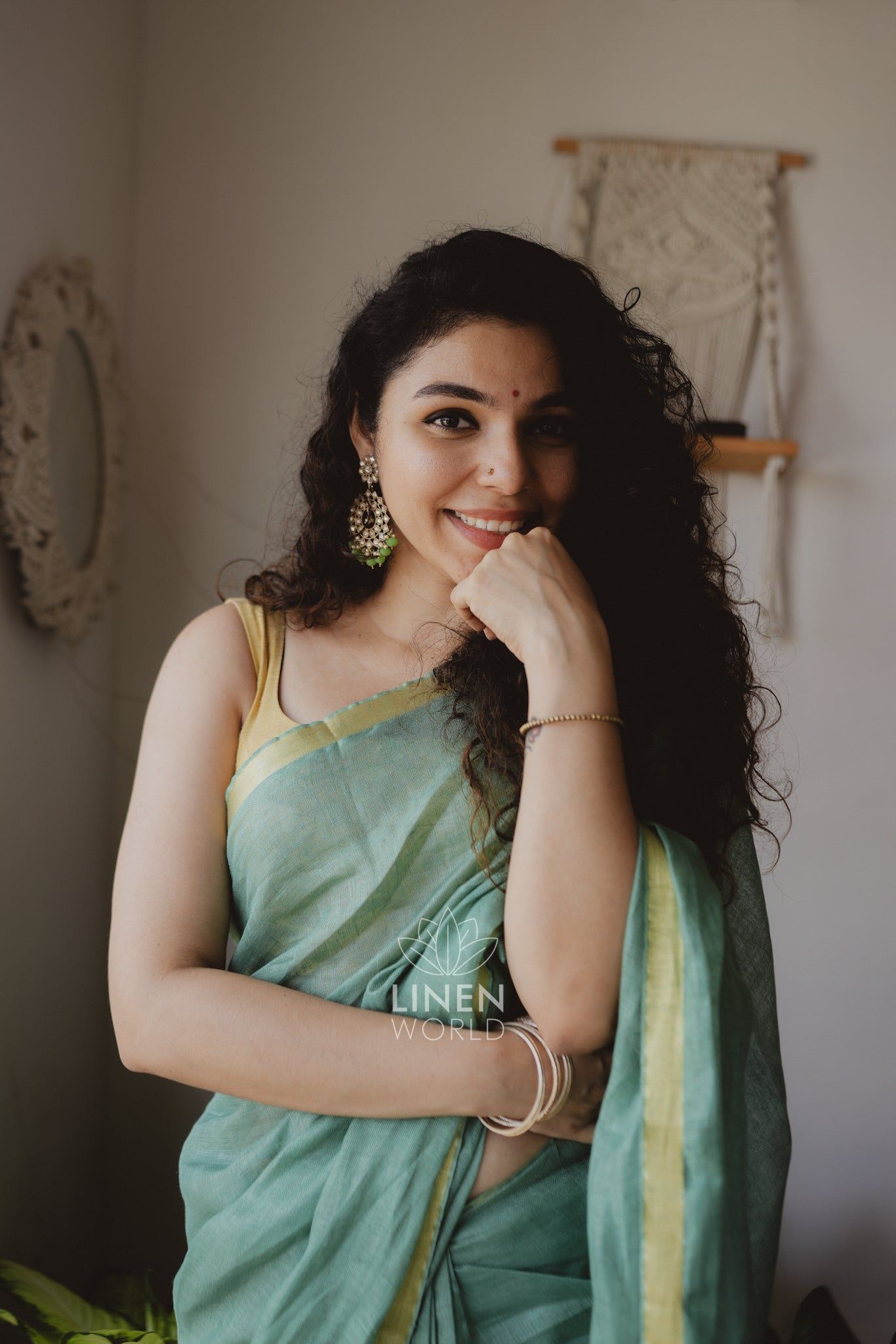 Tanishka - Pista Green