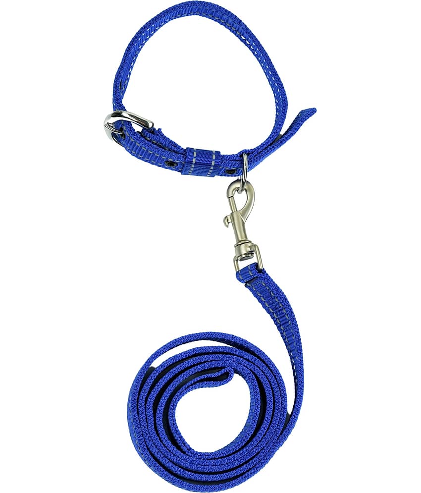 BLINGPETS Red Combo (Collar Belt and Leash) ( Medium )