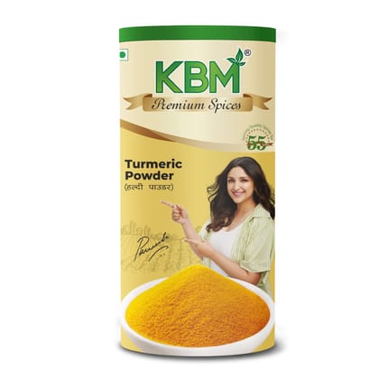 KBM Premium Spices Turmeric Powder, 100 gm Cyl