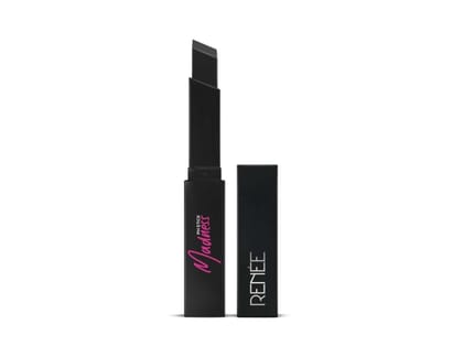 RENEE Madness Ph Lipstick 3gm - Black Lipstick With Glossy Pink Payoff - Long Lasting Nourishment, Enriched With Vitamin E & Jojoba Oil - Vegan & Paraben Free RENEE Madness Ph Lipstick 3gm - Black Lipstick With Glossy Pink Payoff - Long Lasting Nourishment, Enriched With Vitamin E & Jojoba Oil - Vegan & Paraben Free