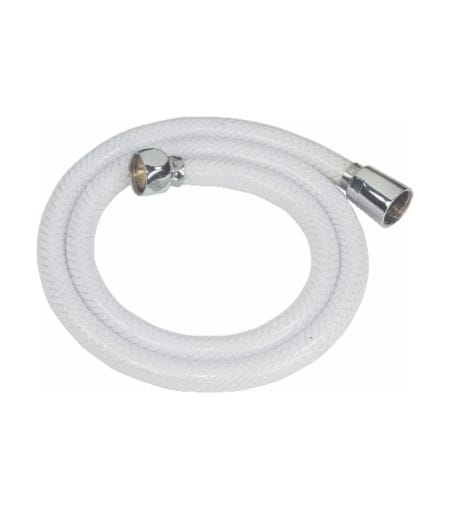 PVC Flexible Connection Pipe White for Hand Shower and Health Faucet 24
