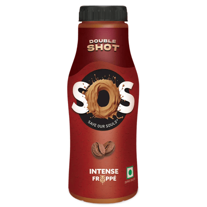 SOS Flavoured Milk || Double Shot Intense Coffee || 180 ML