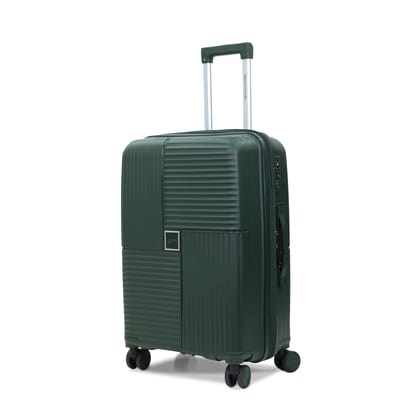 AMERICAN TRAVELLER Touris Explore Luggage Trolley Bags | Polypropylene Durable Hard Shell | TSA Type Lock | 360 degree Disc Spinner Wheels | Expandable Suitcase for Travel (Forest Green, Large, Expo-L28) AMERICAN TRAVELLER Touris Explore Luggage Trolley Bags | Polypropylene Durable Hard Shell | TSA Type Lock | 360 degree Disc Spinner Wheels | Expandable Suitcase for Travel (Forest Green, Large, Expo-L28)