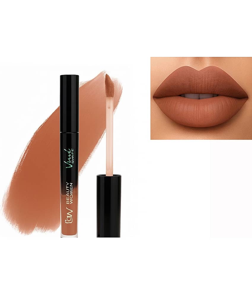 Beauty Women Nude Matte Long Lasting Liquid Lipstick ( Pack of 1 )