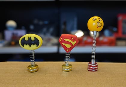 Universal Side Mirror Thread Caps-Superman