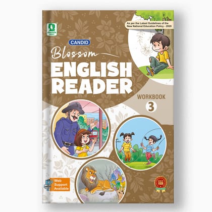 Candid Blossom English Reader Workbook - 3-Grade 03 / English