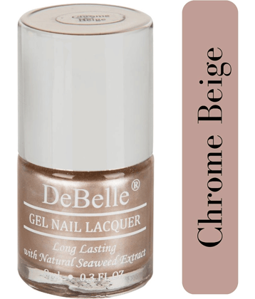 DeBelle Gel Nail Polish Chrome Beige (Metallic Beige) 8 ml