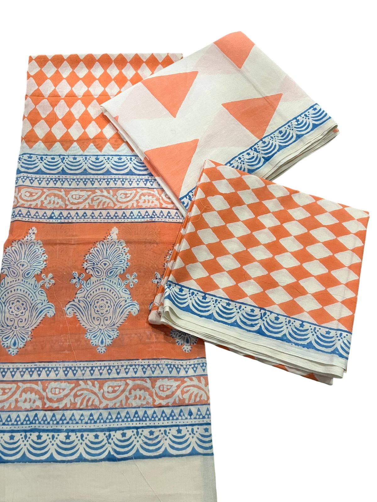 Vibrant Baag Indico Print Fabric - All-Natural Indigo Colors, Eco-Friendly, Perfect for Fashion & Home Decor