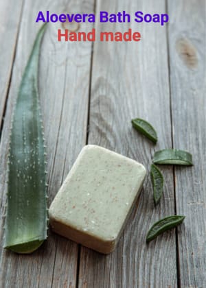 Aloevera Bath Soap, castor oil, Rice bran oil, vitamin e oil pack of 5