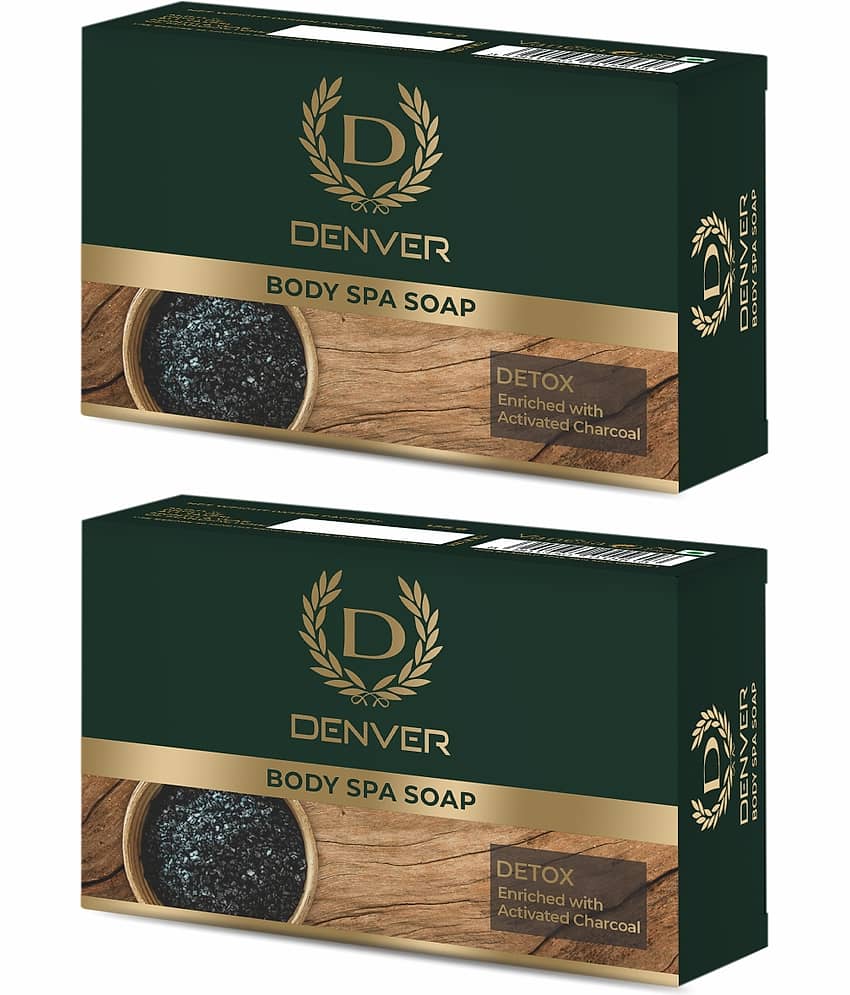 Denver Detox Body Soap For Men - 125GM Each (Pack of 2)