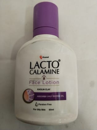 Lacto Calamine Absorbs only excess oil Kaolin clay Face lotion 