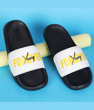 PERY PAO White Men's Slide Flip Flop