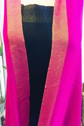 Pure Pashmina handwoven zari shawl