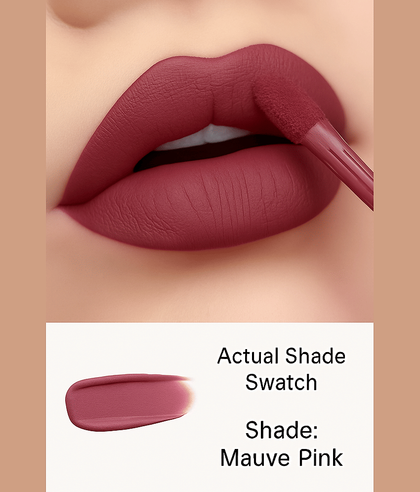 BELLABLOOM Nude Pink Matte Long Lasting Liquid Lipstick ( Pack of 1 )