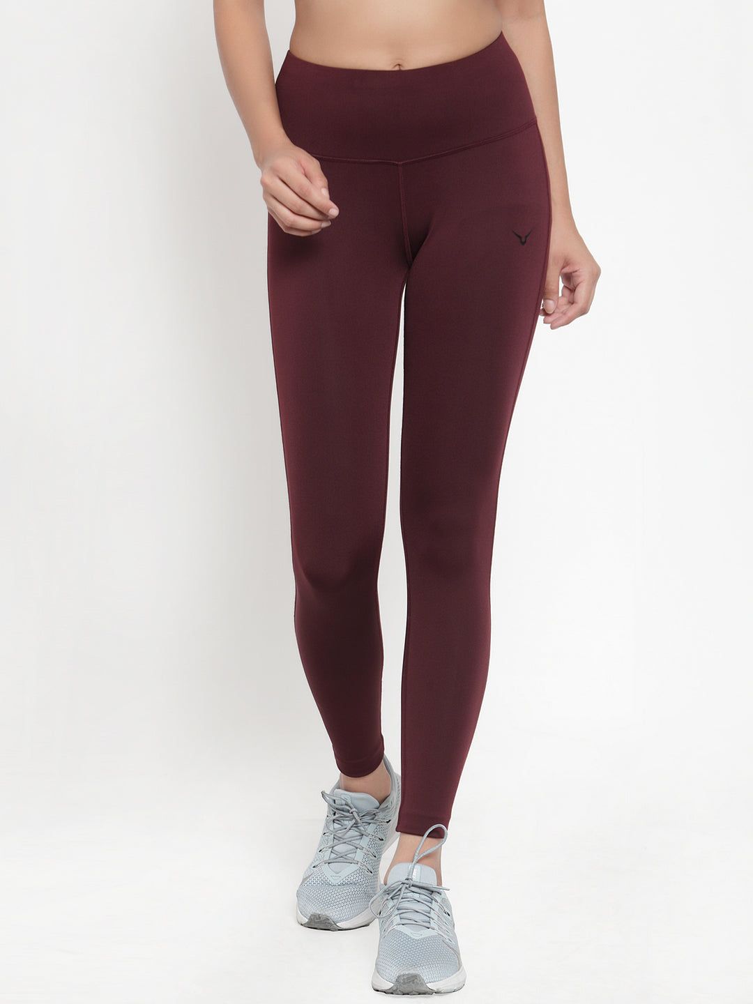 Invincible Women's Performance Leggings-Wine / S