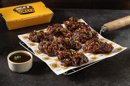 Hot BBQ Coffee Wings (6 Pcs)