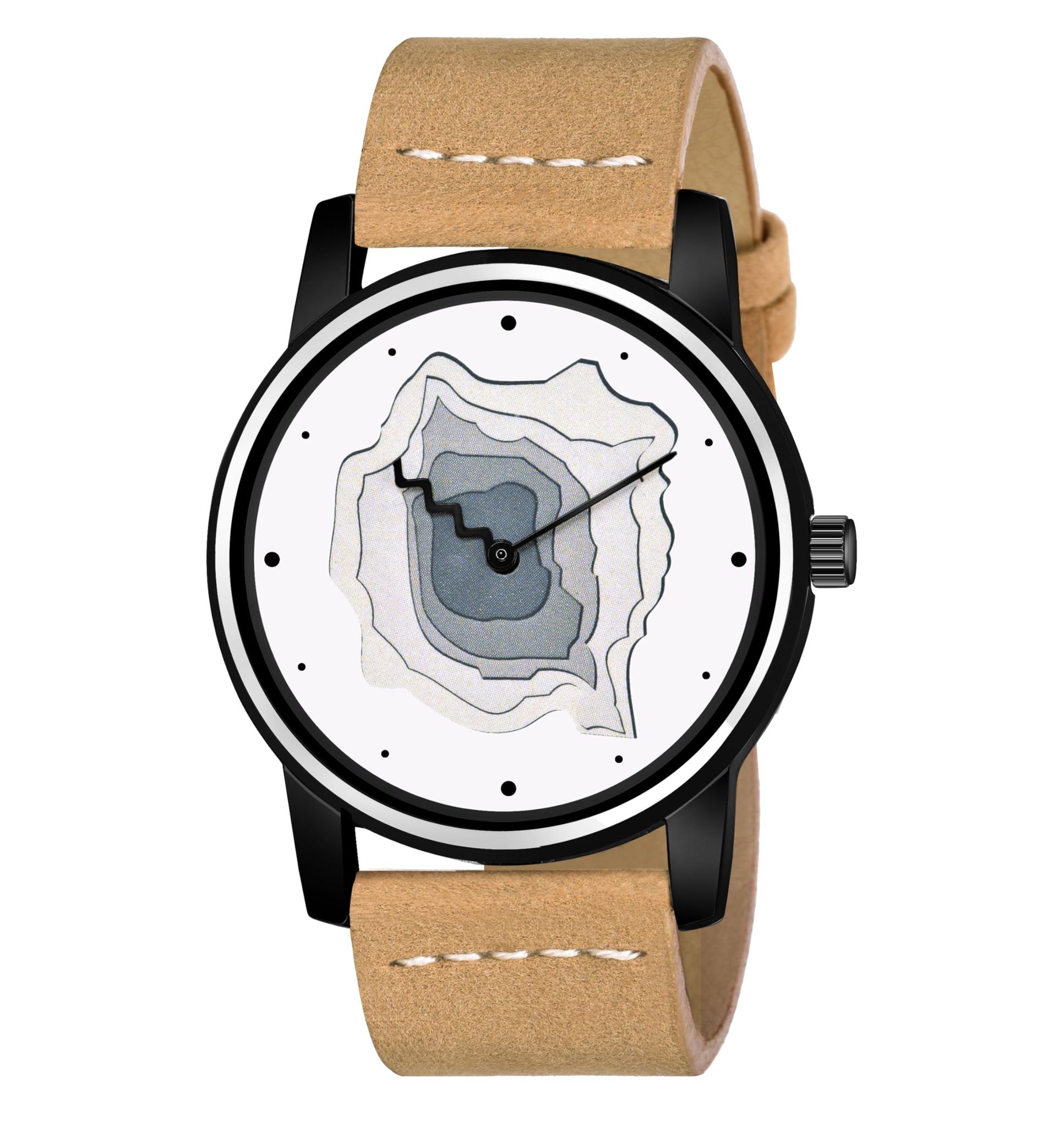 Multicolor 3D Look Analog Watch for Men LR68