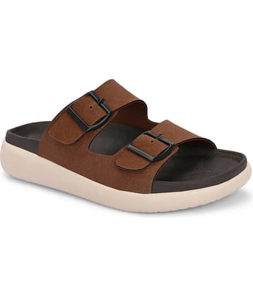 Leeport - Tan Men's Floater Sandals