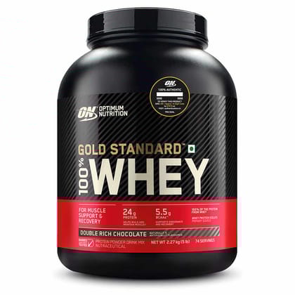 Optimum Nutrition Gold Standard 100% Whey Protein-2.27 kg / Double Rich Chocolate