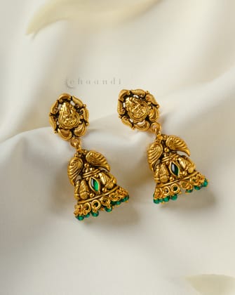 Gold Polish Silver Earrings CHE2106