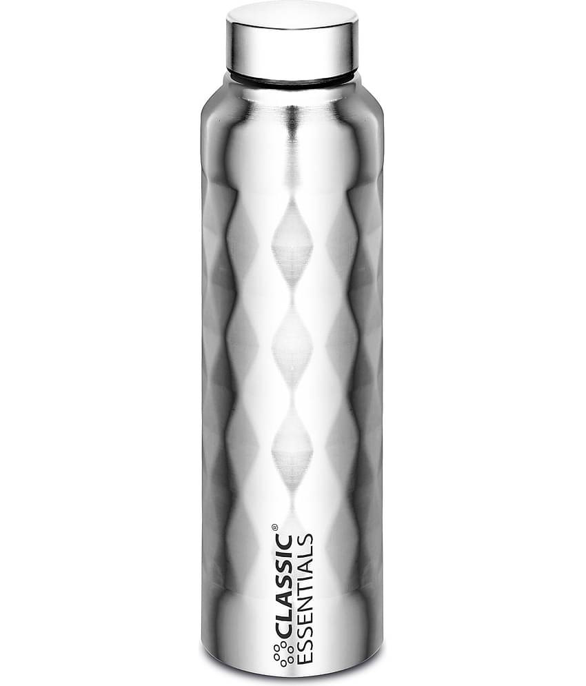 Classic Essentials Curbb Water bottle Silver Water Bottle 900 mL ( Set of 1 )