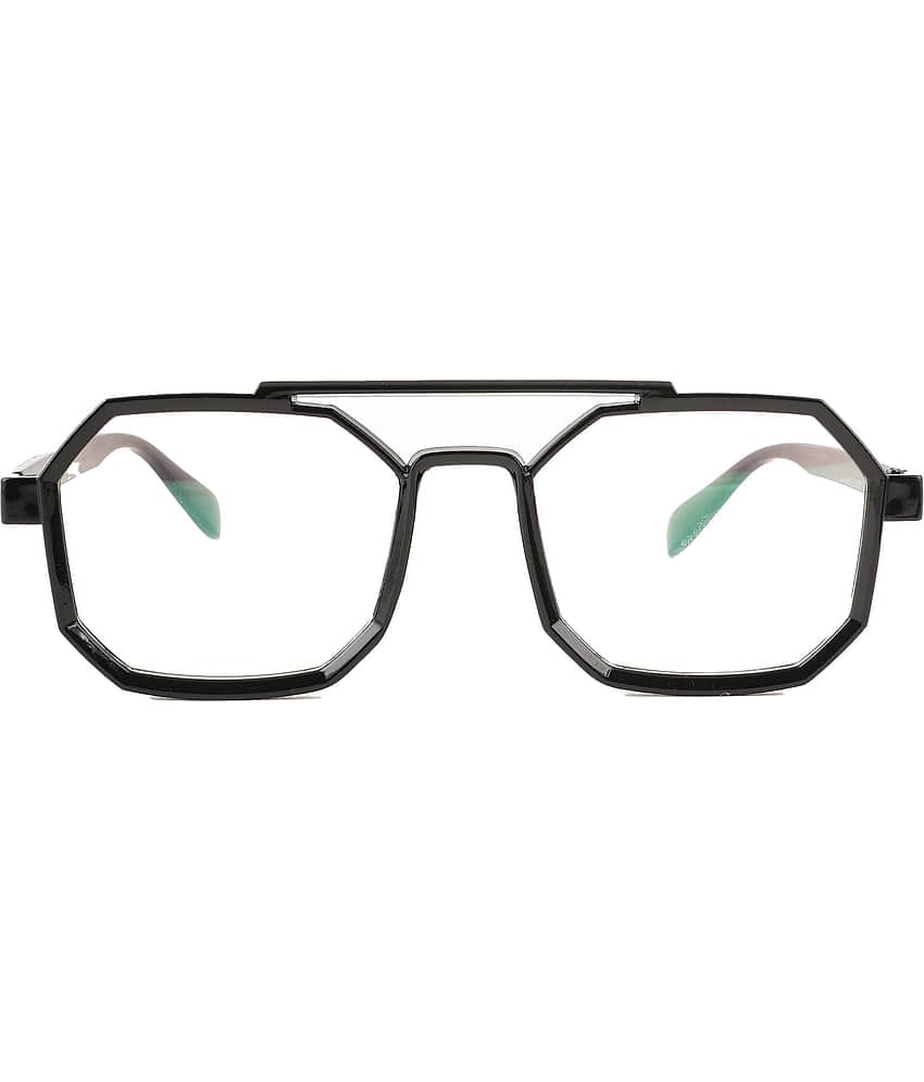 Bayberry Black Geometric Sunglasses ( Pack of 1 )