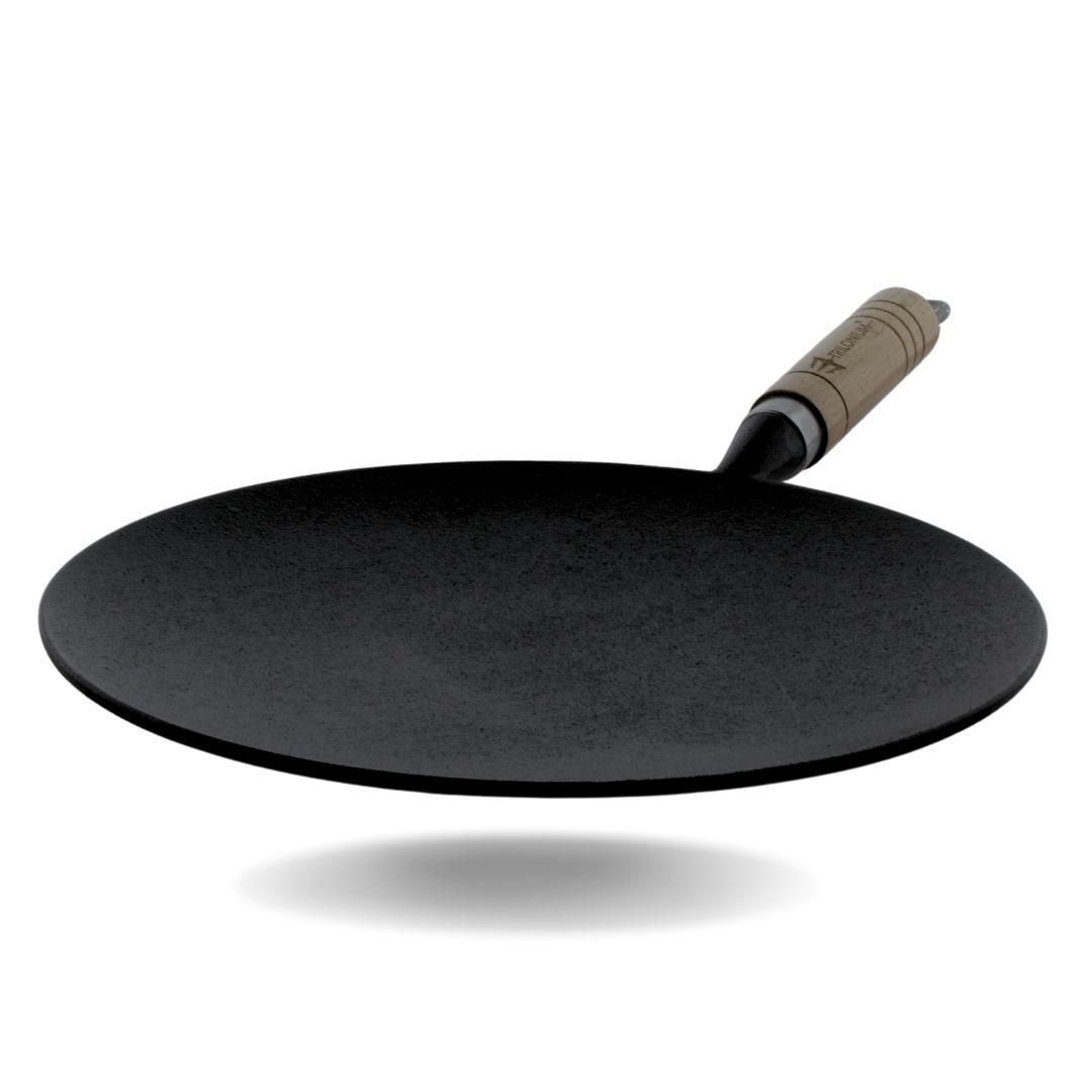 Trilonium Pre-Seasoned Cast Iron WHT10R Concave Roti Tawa 26 cms