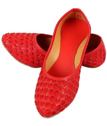Raj Red Ethnic Footwear