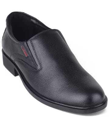 Red Chief Black Men's Slip On Formal Shoes