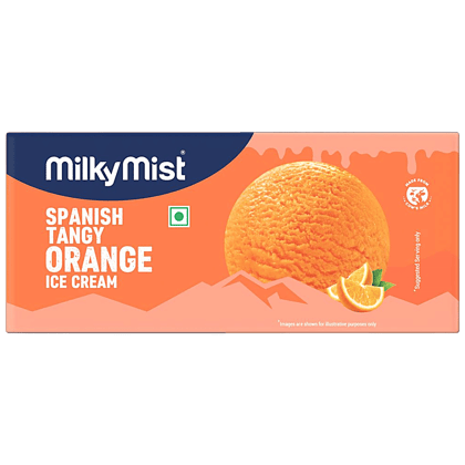 Milky Mist Spanish Tangy Orange Ice Cream 750 ml