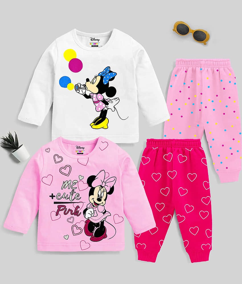 Kuchipoo Pack of 2 Girls Cotton Blend With ( Multicolor1 )