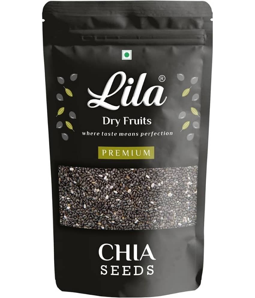 LILA DRY FRUITS Chia Seeds 500g Natural, High Fiber Vegan Superfood for Health