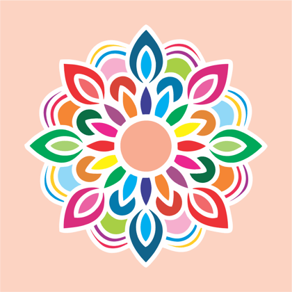 Reusable wooden Stencils Rangoli-21